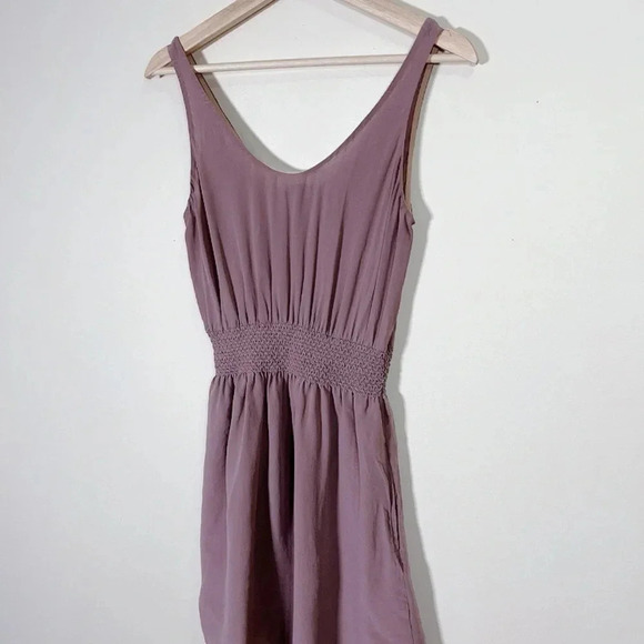 Aritzia Sleeveless Silk  Dress - Picture 3 of 11